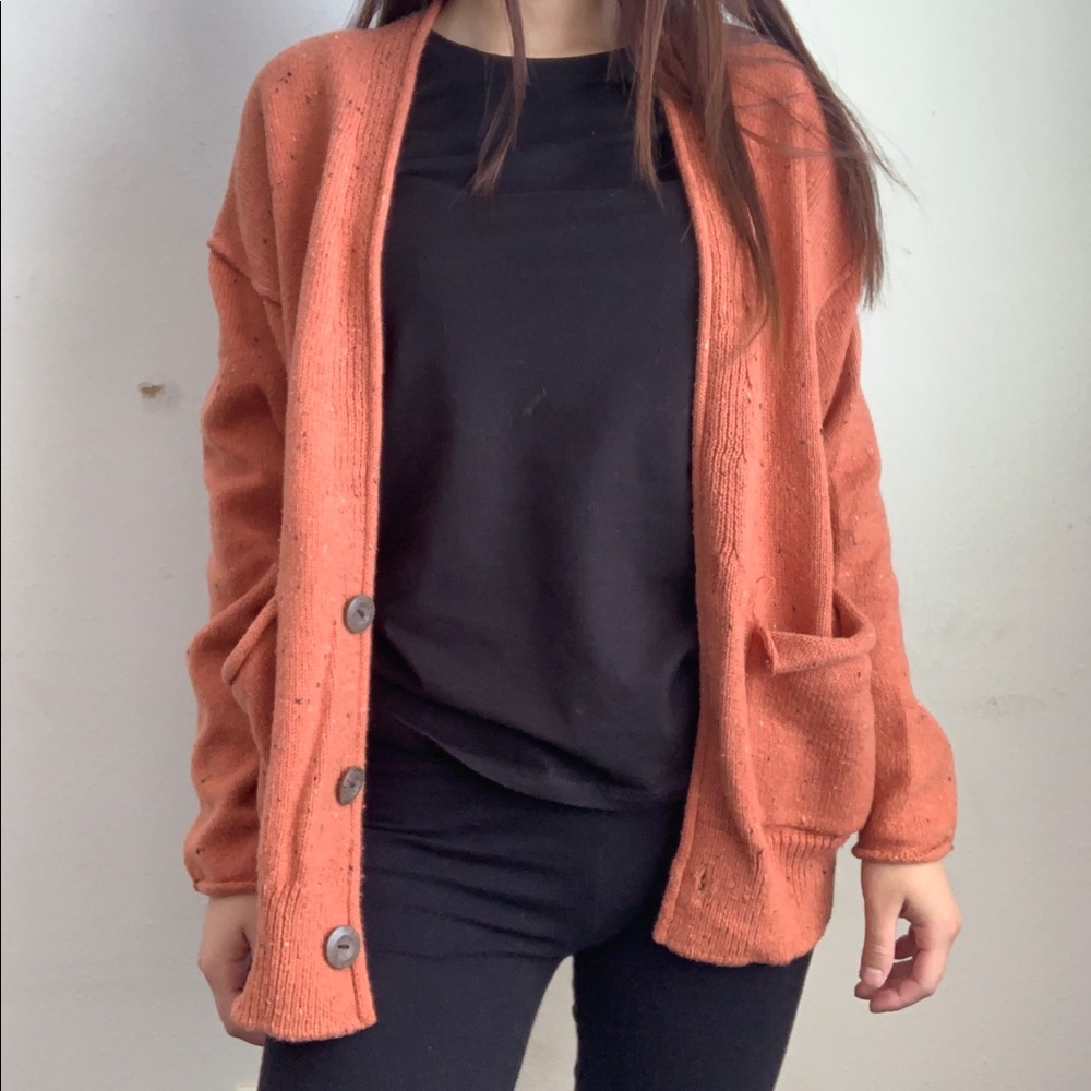 Light Orange Cardigan